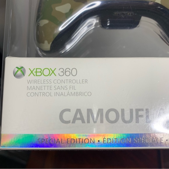 BNIB Special Edition Xbox 360 Camouflage Wireless Controller - Picture 6 of 8